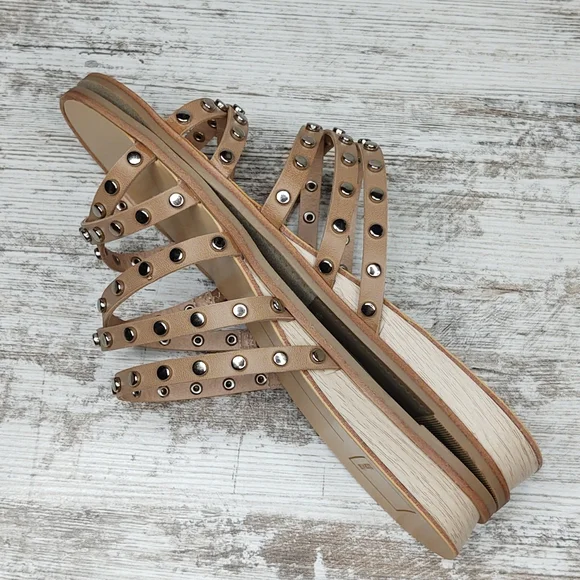 🟦NIB Dolce Vita Pinta Cafe Studded Strappy Slide Sandal - Picture 13 of 16